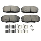 Set of 4 Akebono ProACT Rear Ceramic Brake Pads for LX570 Land Cruiser Sequoia Tundra