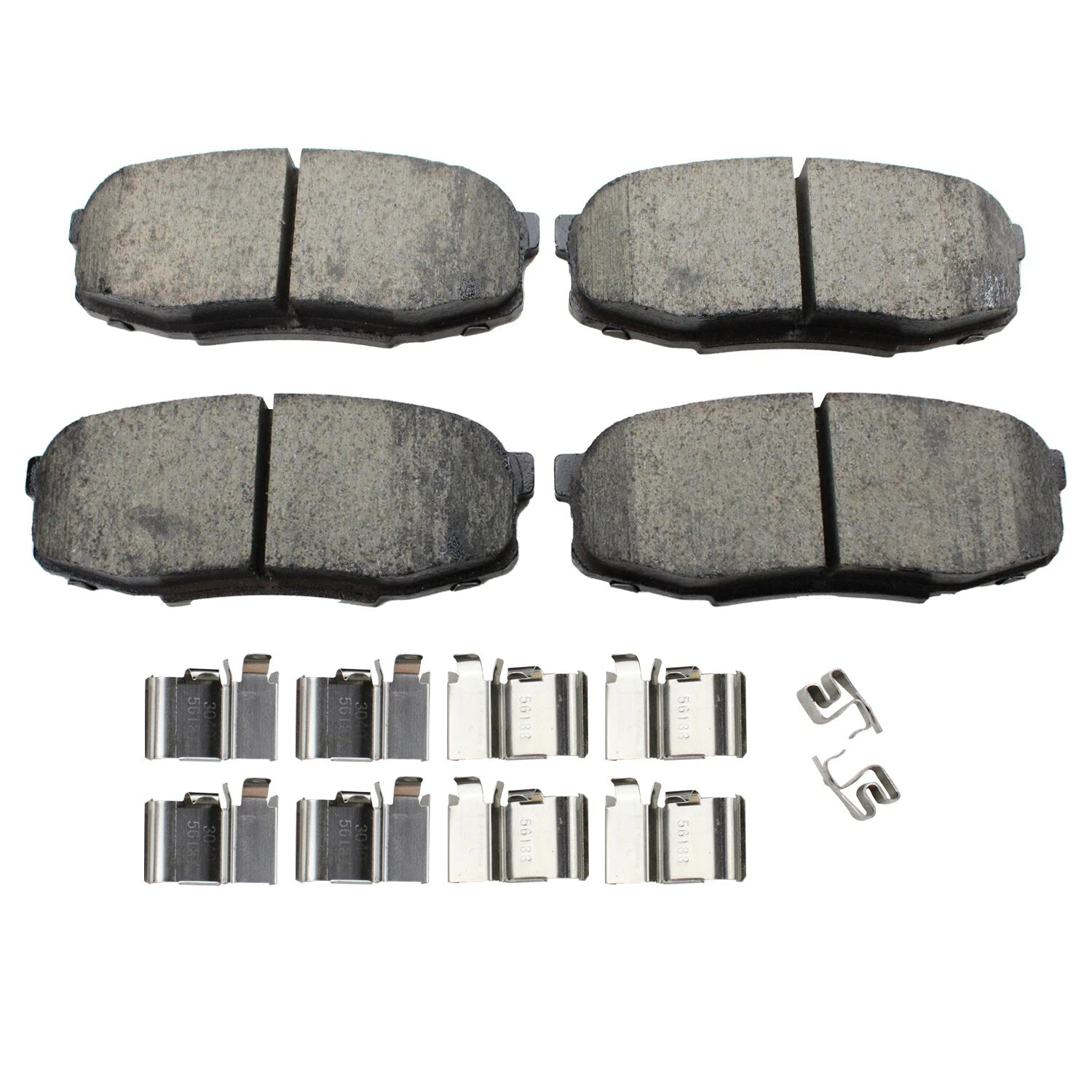 Set of 4 Akebono ProACT Rear Ceramic Brake Pads for LX570 Land Cruiser Sequoia Tundra