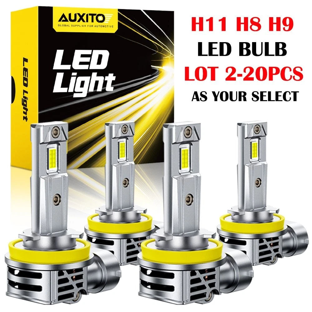 2X AUXITO H8 H11 LED Fog Light Bulbs for (6500K)
