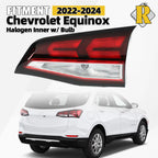 Tail Lamp for Chevrolet Equinox (2022–2024) Halogen Inner, Passenger Side