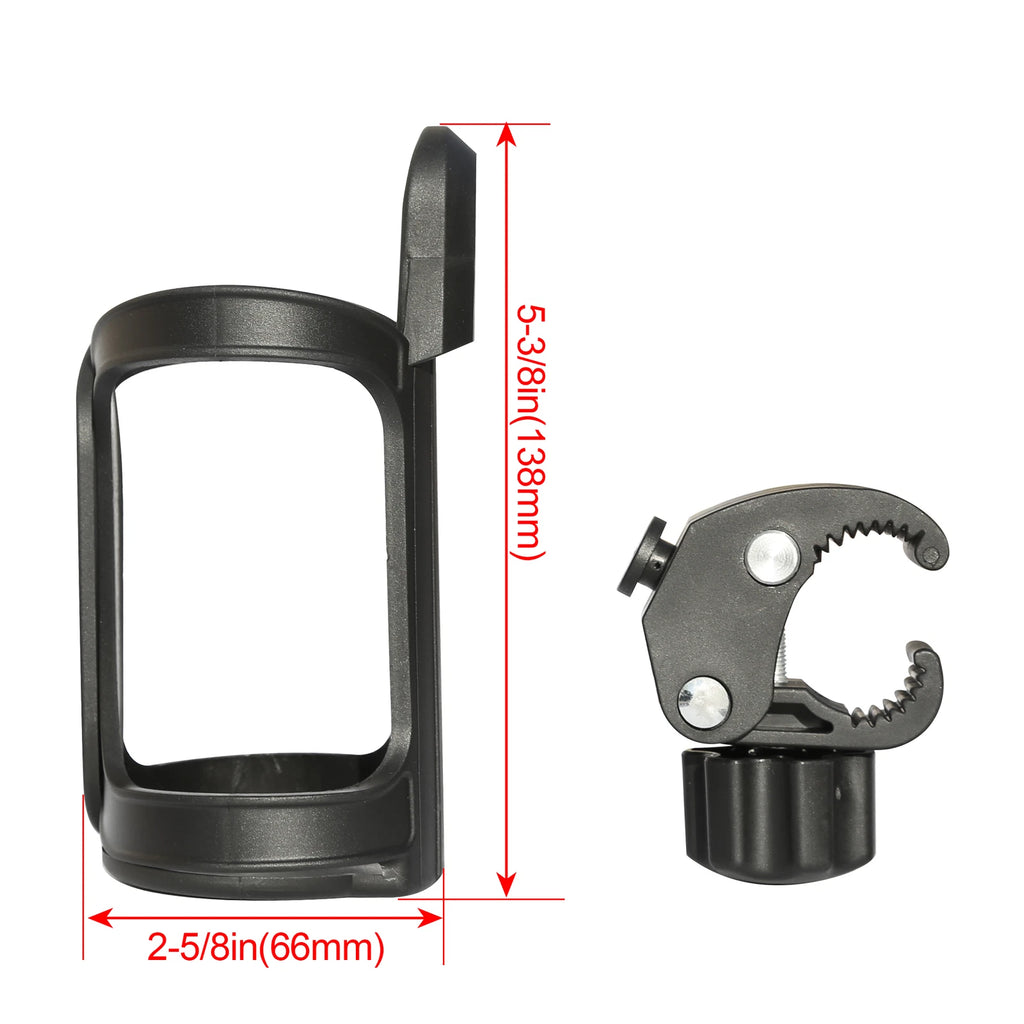 Universal 360° Bike Cup Holder for Wheelchair, Walker, Rollator, Stroller