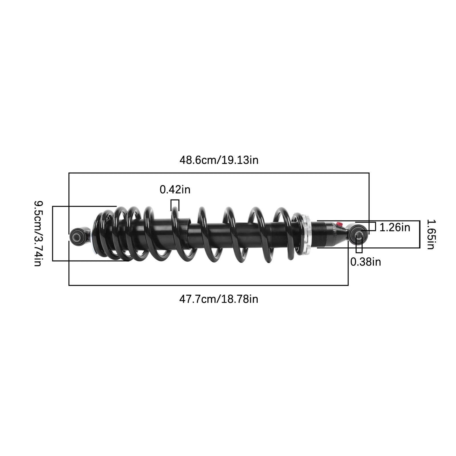 Monotube Front Shocks for Yamaha Wolverine 700 (2016-2018)