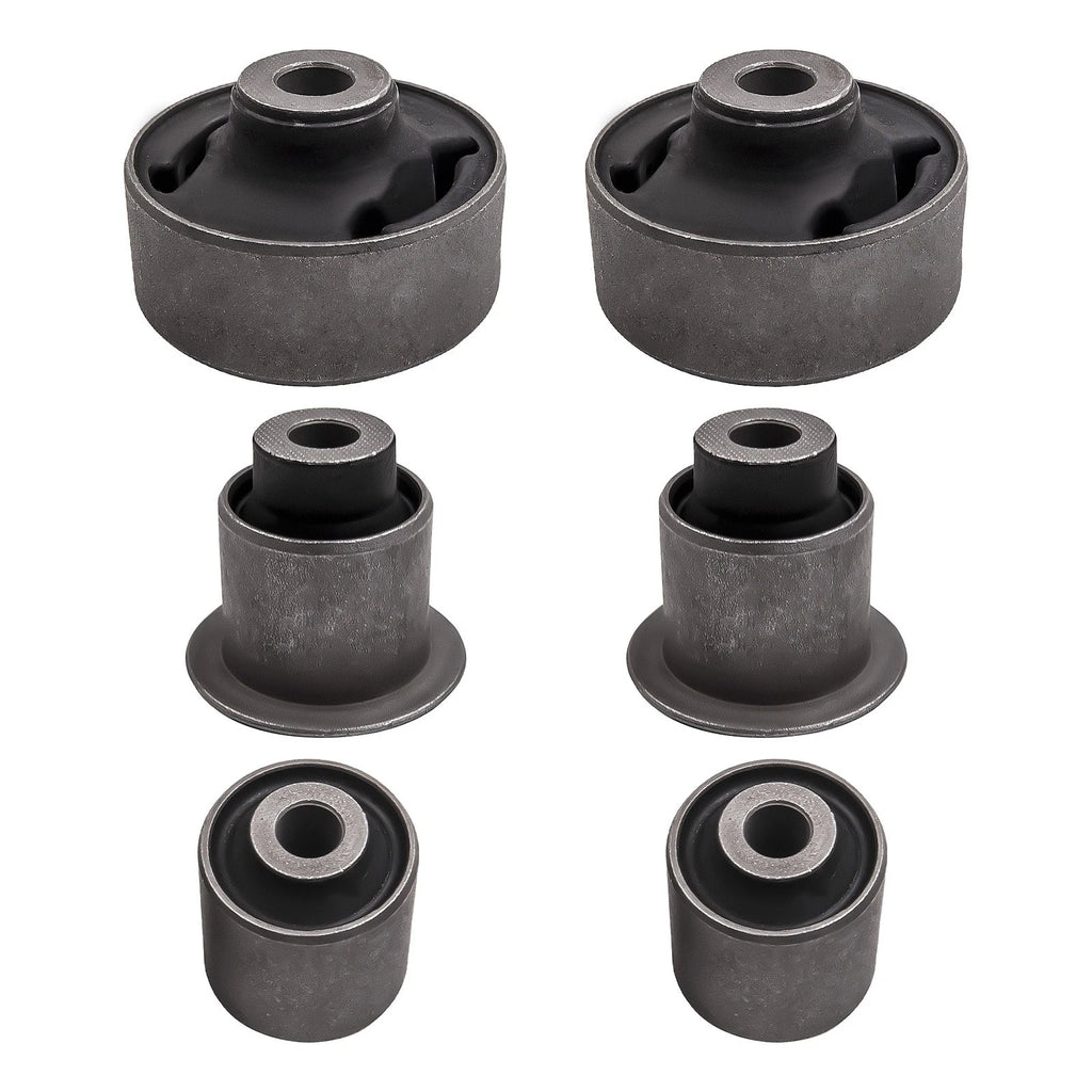Set of 6 Front Lower Control Arm Inner & Outer Bushing Kit for Accord TL TSX (2003–2012)