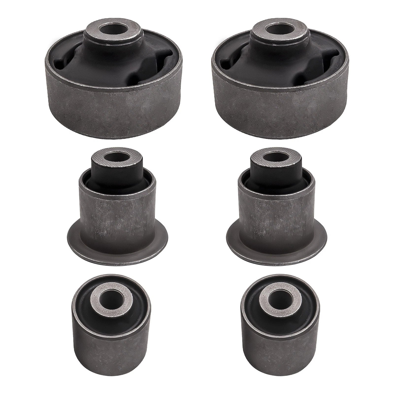 Set of 6 Front Lower Control Arm Inner & Outer Bushing Kit for Accord TL TSX (2003–2012)