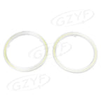 80mm 12V-24V Angel Eyes COB Halo Ring LED Headlight Bulbs for Car