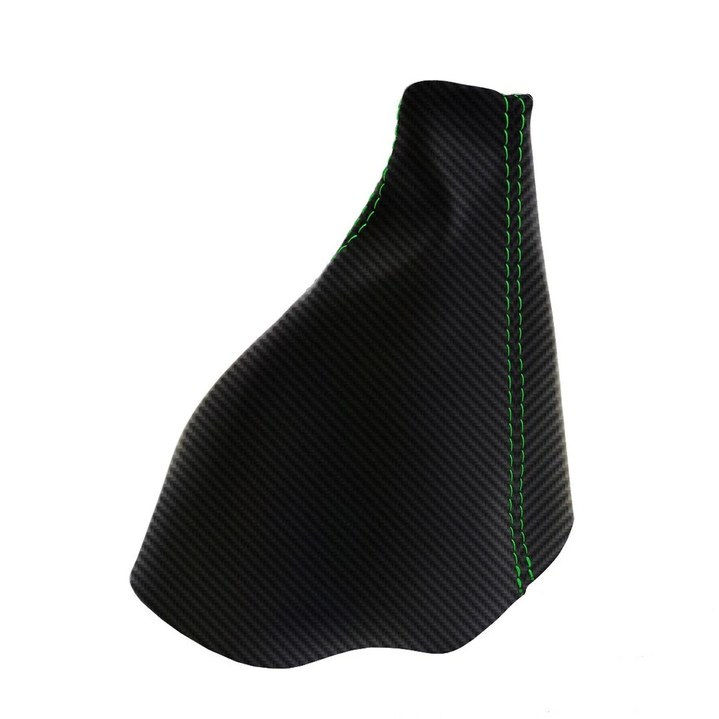 Automatic Shift Boot for Hummer H3 (2005–2010) Carbon Fiber Green Stitch
