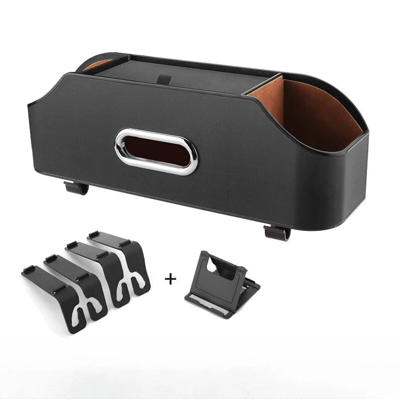 Back Seat Organizer for Car SUV (2010–2023) - Tissue Drink Cup Holder
