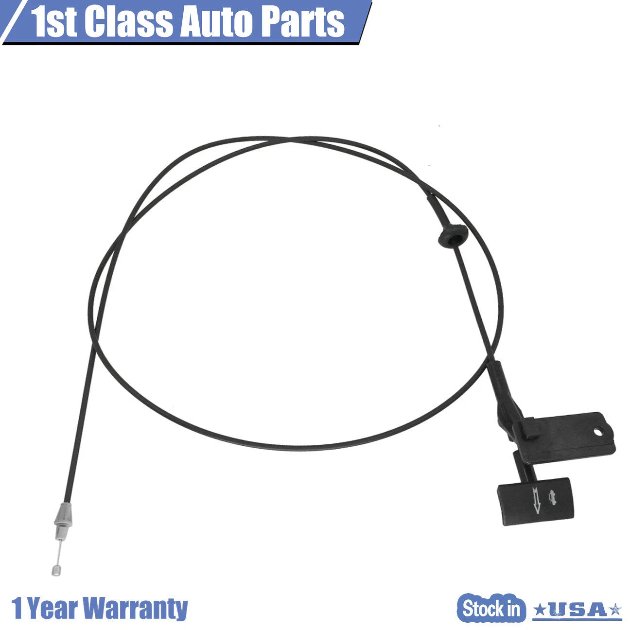 Hood Release Cable with Handle for Ford F150, Lincoln Mark LT (2004–2008)