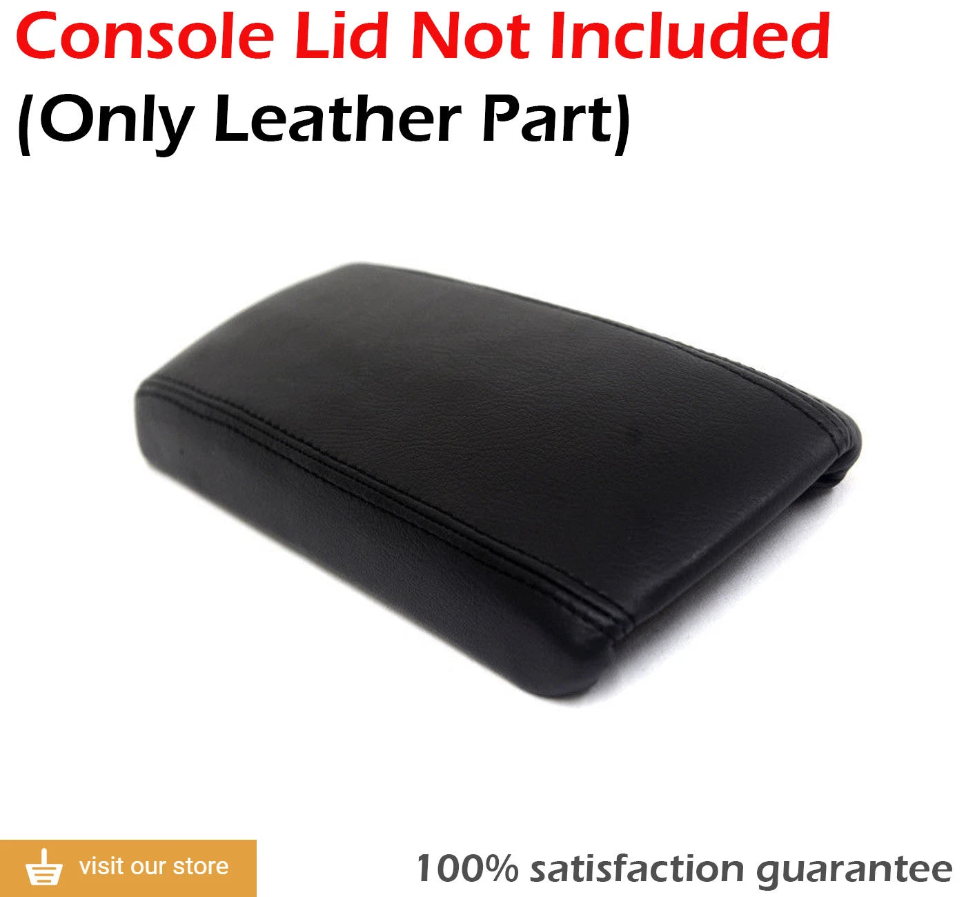 Leather Synthetic Center Console Armrest Cover for Acura CL (1997–1999)