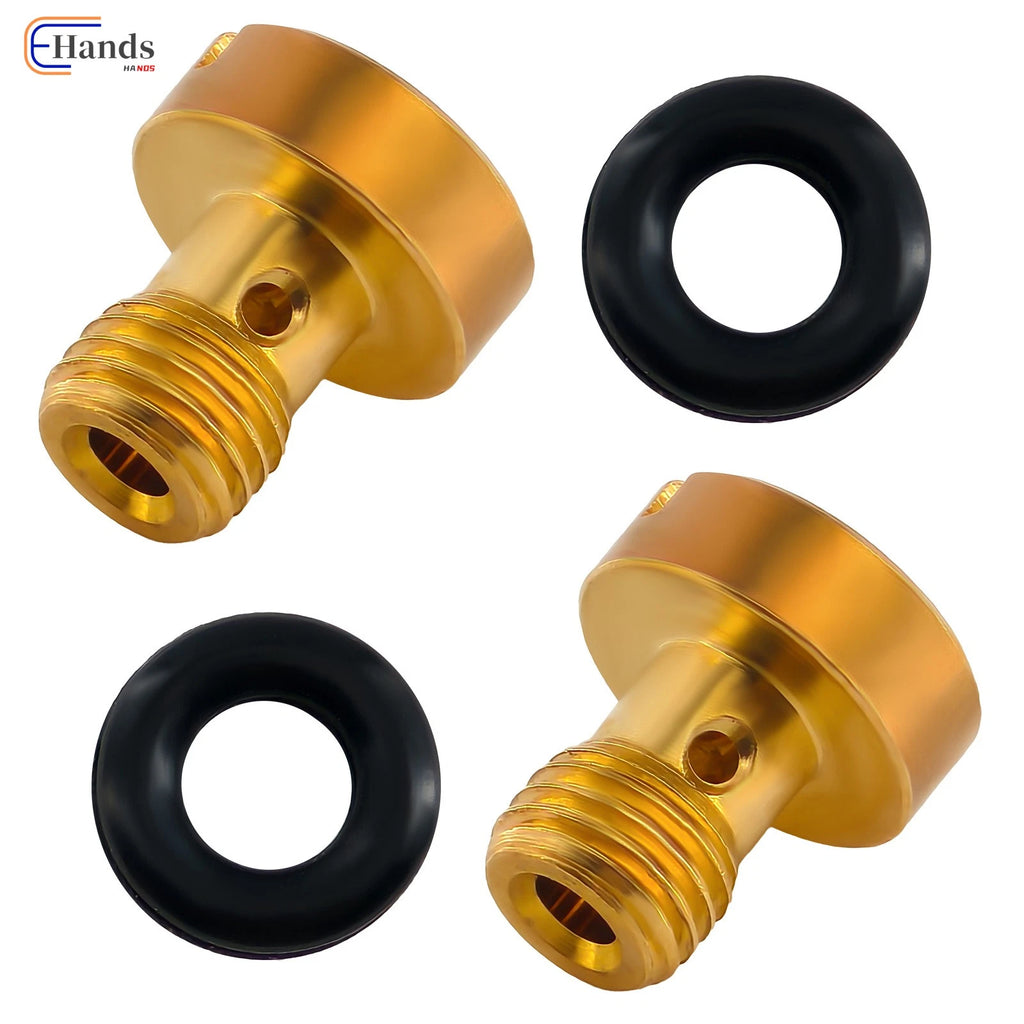 2X Carburetor Float Bowl Drain Screws for Honda CB750 CB550 CB400F CB350 CB77