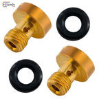 2X Carburetor Float Bowl Drain Screws for Honda CB750 CB550 CB400F CB350 CB77