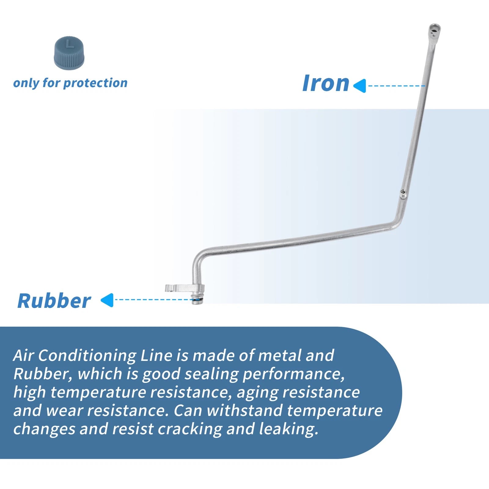 A/C Refrigerant Liquid Hose for Toyota RAV4 (2013–2016) No. 887070D150
