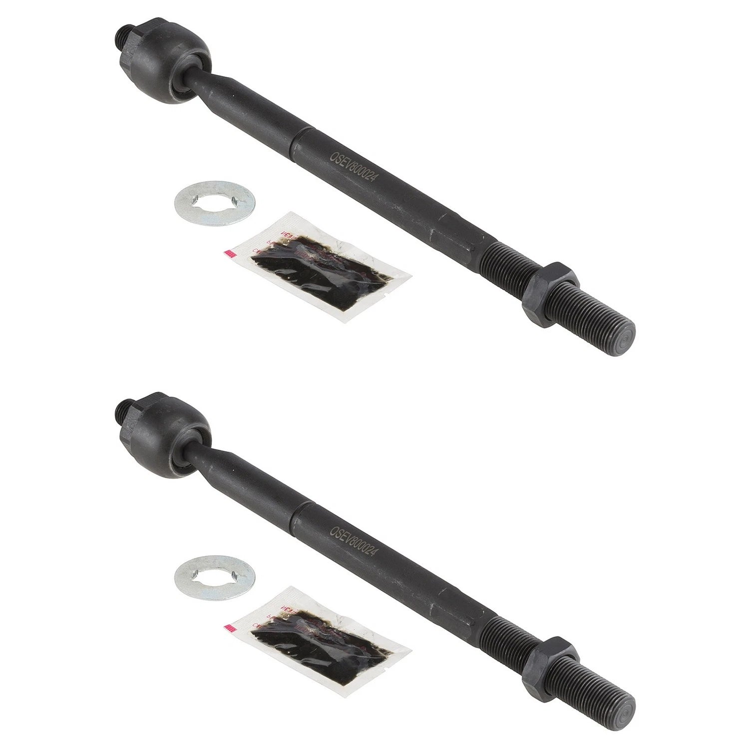Set of 2 Front Inner Steering Tie Rod Ends for Mazda 3 Sport (2004–2013)