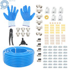 3/4" Aluminum Compressed Air Piping Kit for Shop Use (200ft)