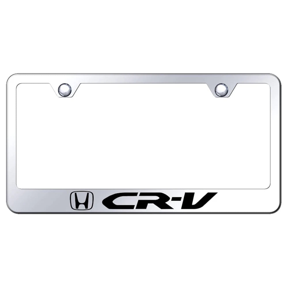 Stainless Steel License Plate Frame - Officially Licensed for Honda CR-V