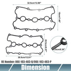 Engine Valve Cover Gaskets 06E-103-483-Q/06E-103-483-P for Audi A6 Quattro (2005–2011)