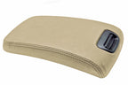 Leather Console Lid Armrest Cover for Nissan Maxima (2000–2003) Beige