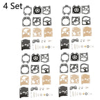 Set of 4 Carburetor Rebuild Kits for Walbro K20-WAT WA WT Series