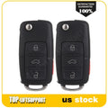 2X Smart Remote Key Fob for Volkswagen Beetle Passat (1998–2001)