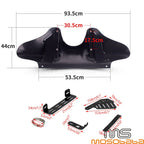Detachable Batwing Headlight Fairing for Harley Softail Slim, Fatboy (2014-2023)