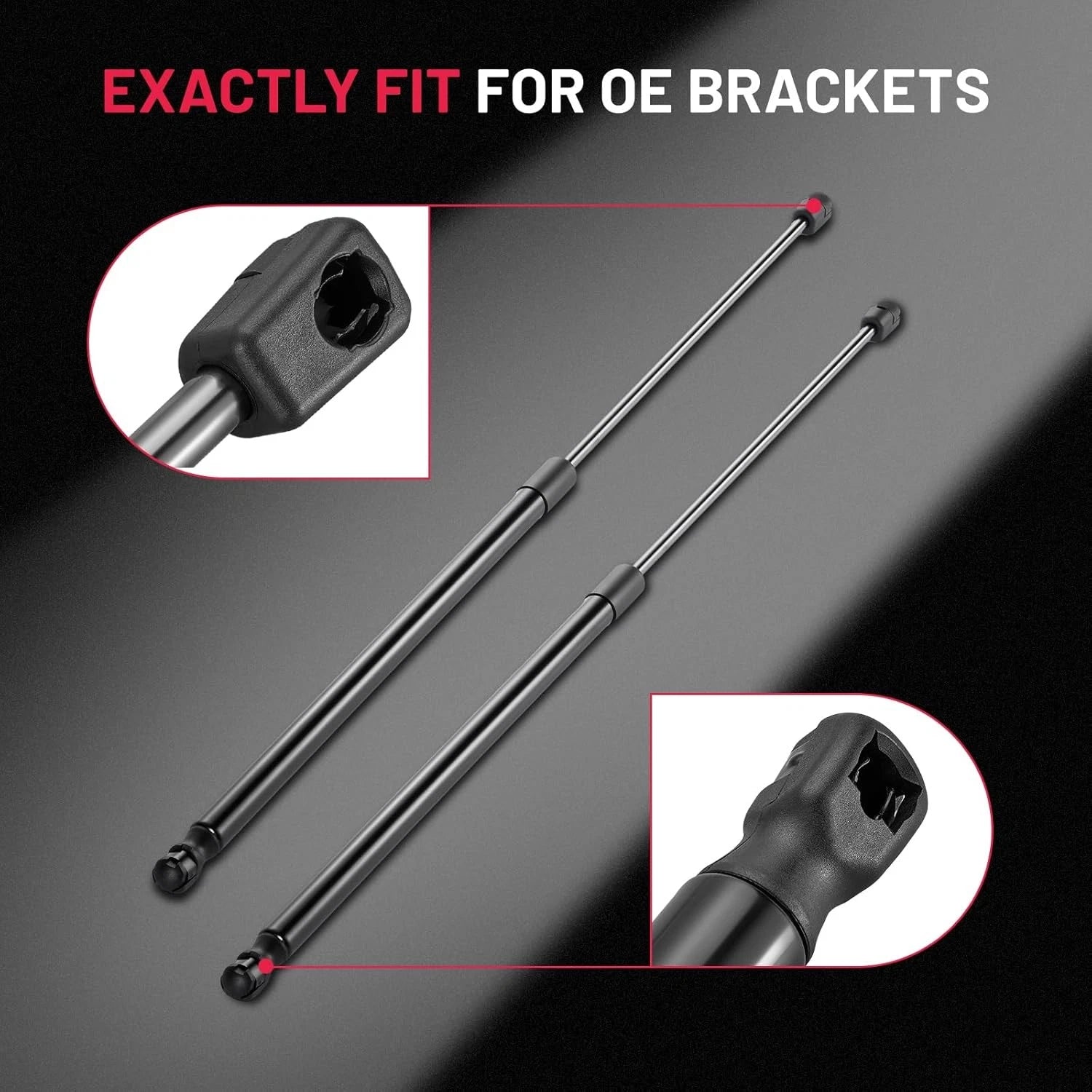 Set of 2 Front Hood Lift Gas Struts for Toyota Camry (2012–2017) Avalon (2013–2018)