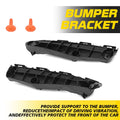 Set of 2 Front Bumper Retainer Brackets for Toyota Prius (2016–2022)