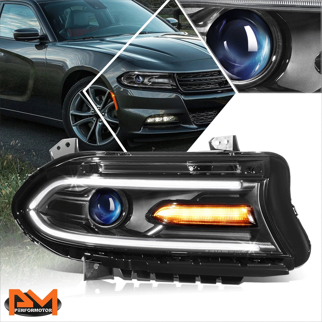 Right Side LED DRL Projector Headlight Lamp for Dodge Charger (2015–2022)