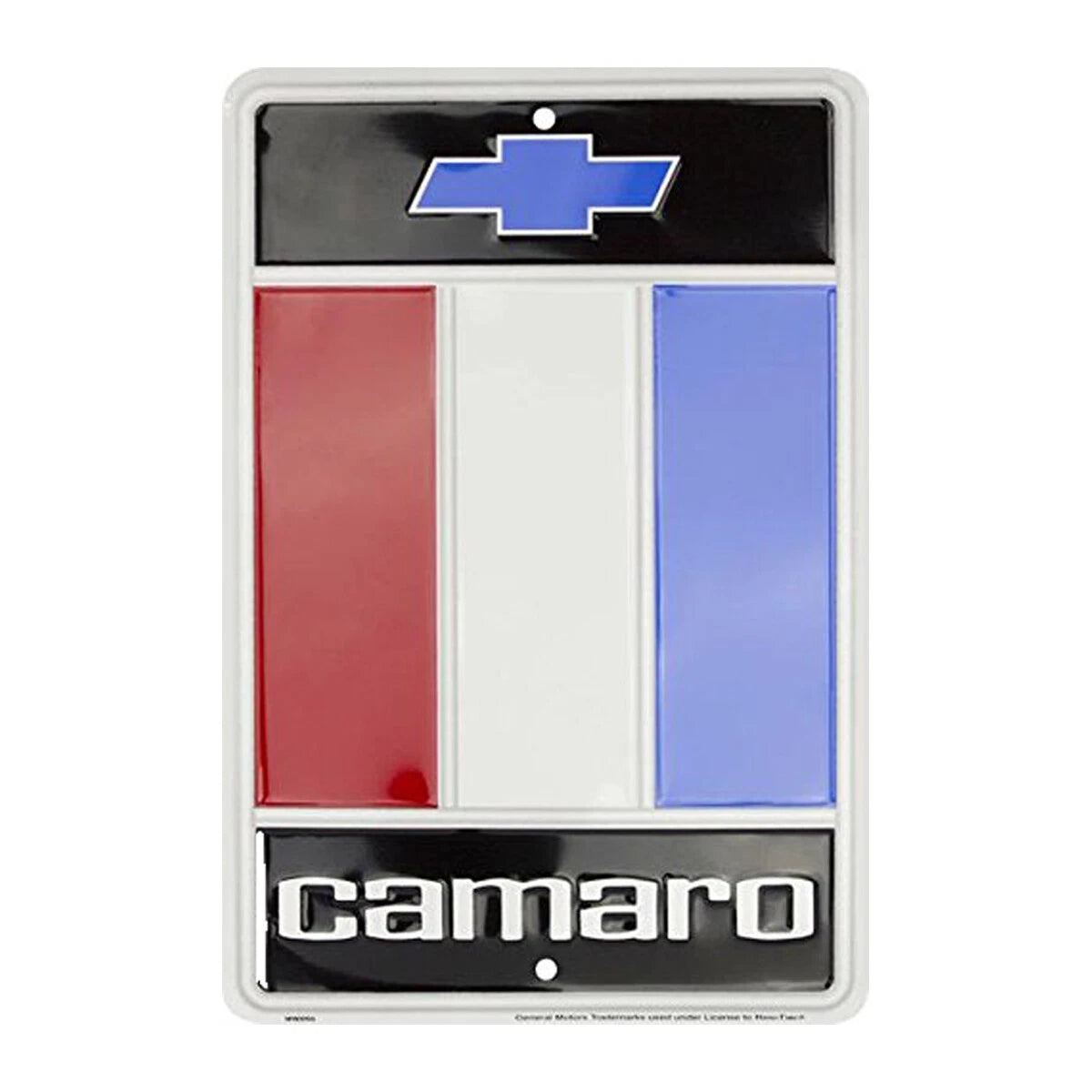 Camaro Tin Metal Sign for Chevrolet (Garage Shop Car Parking)