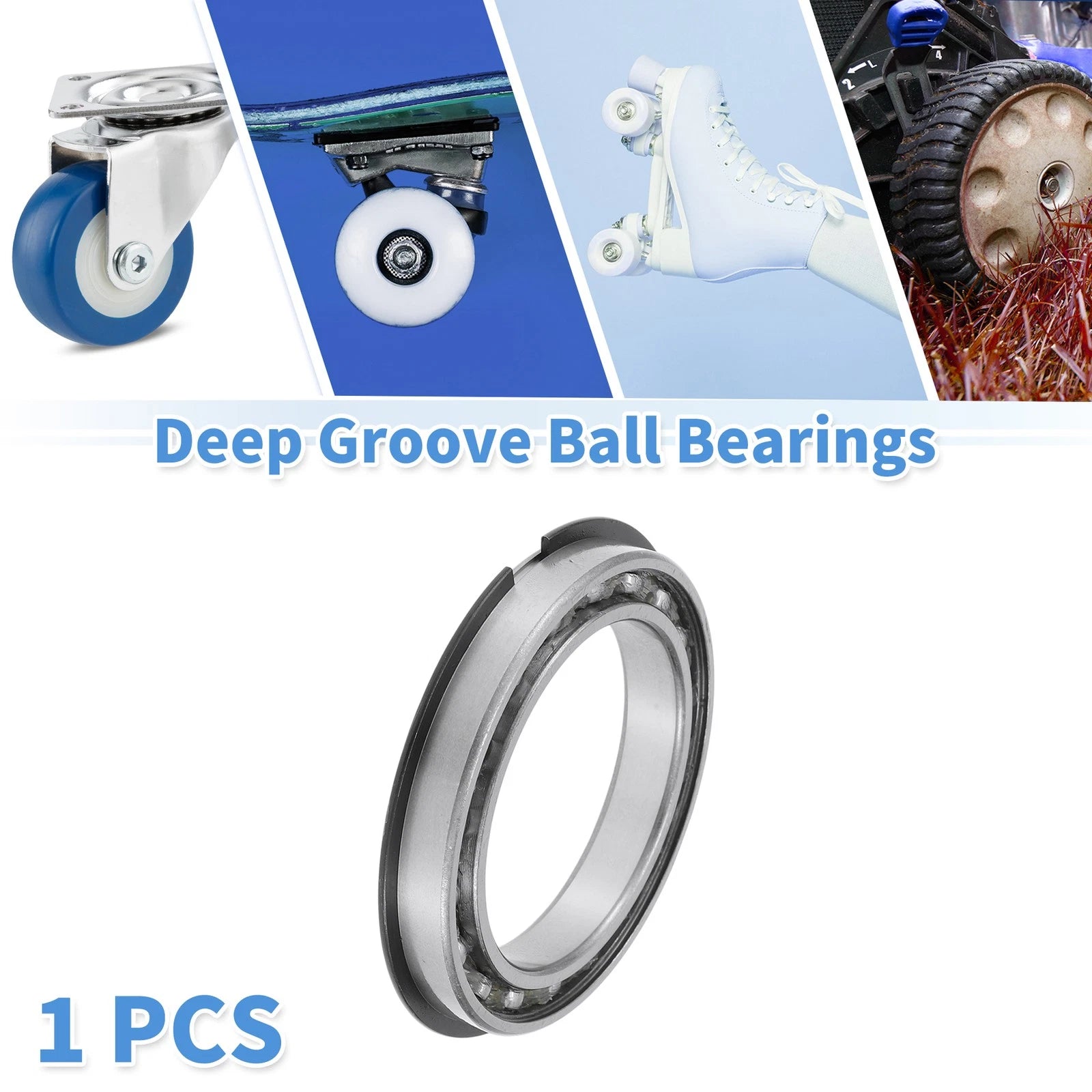Deep Groove Ball Bearing 6915NR for Scooter Skateboard Wheel (P0 75x105x16mm)