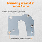 Power Steering Conversion Bracket Kit for Chevy C10 Pickup (1960–1966)