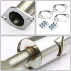 4" Rolled Muffler Tip Racing Catback Exhaust for Nissan Sentra Spec V (2002–2005)