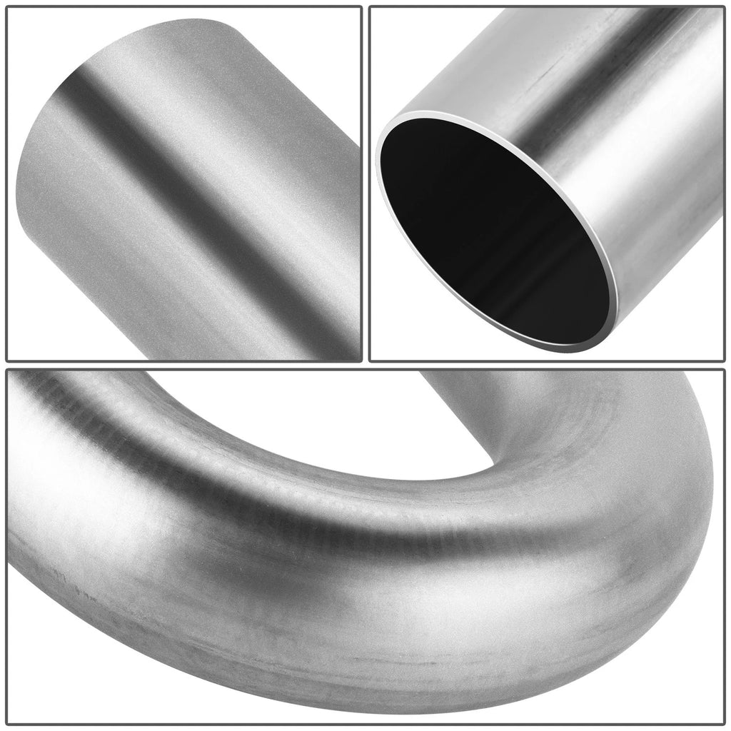 1-7/8" OD Mild Steel 180 Degree U-Bend Exhaust Pipe for Custom Applications