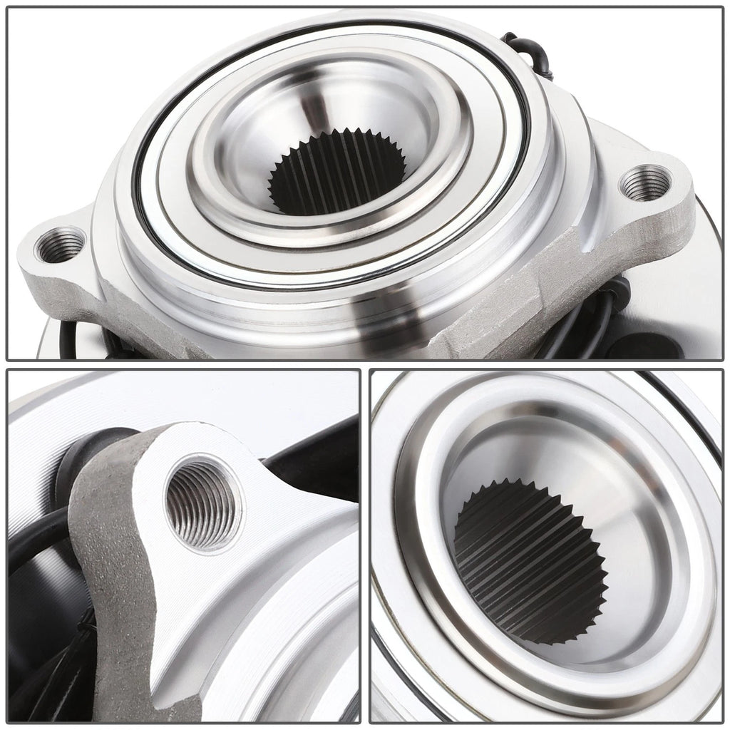 Front Wheel Bearing & Hub Assembly w/ ABS Sensor for Dodge Ram 2500 3500 (2009–2011)