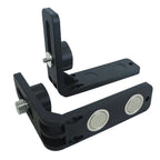 Wall Mount Magnetic L Bracket for Level Tools (5/8 inch, 1/4 inch Thread)