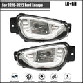 Pair Front Bumper Fog Lights for Ford Escape (2020–2022)