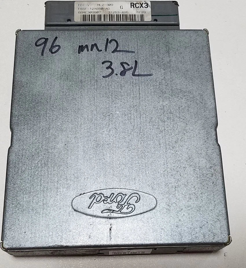 Engine Computer EEC-V for Ford Thunderbird Cougar (1996) RCX3 F6SF-12A650-AD