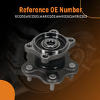 5 Lug Rear Wheel Hub Unit Kit for Nissan Altima (2002–2006) K512202