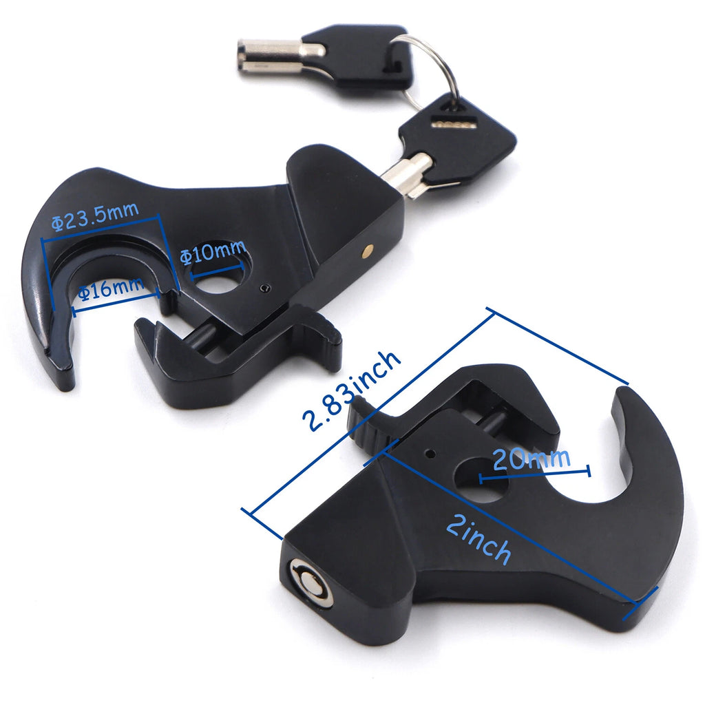 Detachable Locking Latch Kit for Harley Touring Sissy Bar (1984–2020)