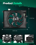 Radiator Cooling Fan for Hyundai Elantra (2014–2016), Kia Forte5 (2015–2018)