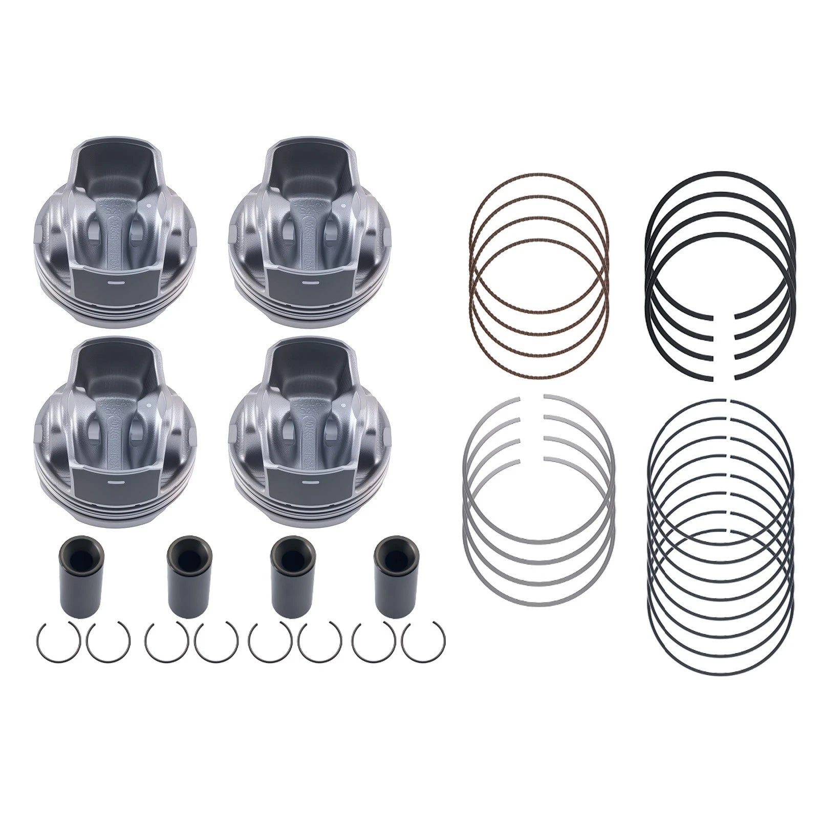 Piston & Ring Kit for Jeep Wrangler Grand Cherokee Compass (2018-2023)