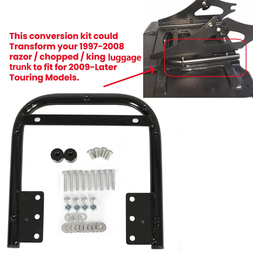 Trunk Pad Mount Rack for Harley Tour Street Glide Road King (2009–2013)