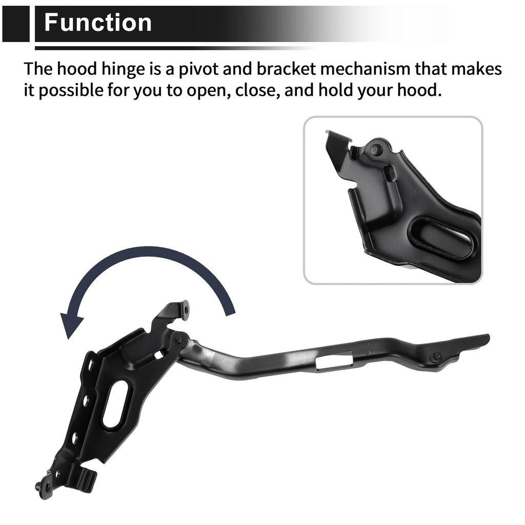 Hood Hinges for Ford F-150 (2015–2020) No.FL3Z16796B 1 Pair