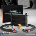 10AN Aluminum Engine Oil Cooler Filter Adapter & Hose Relocation Kit