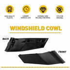 Pair Windshield Wiper Side Cowl Extension Cover for Toyota Corolla (2014–2019)