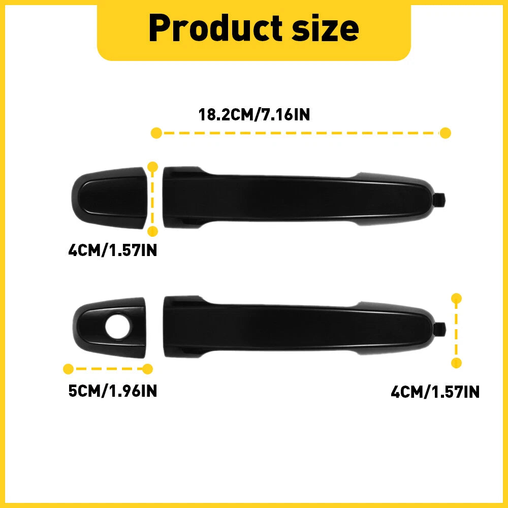 Exterior Door Handle for Toyota Matrix (2003–2013) - Black