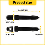 Exterior Door Handle for Toyota Matrix (2003–2013) - Black