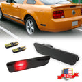 Smoked Rear Bumper Reflectors for Ford Mustang (2005–2009)