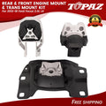 3Pcs Engine Motor & Transmission Mount Kit for Ford Focus (2012–2018)