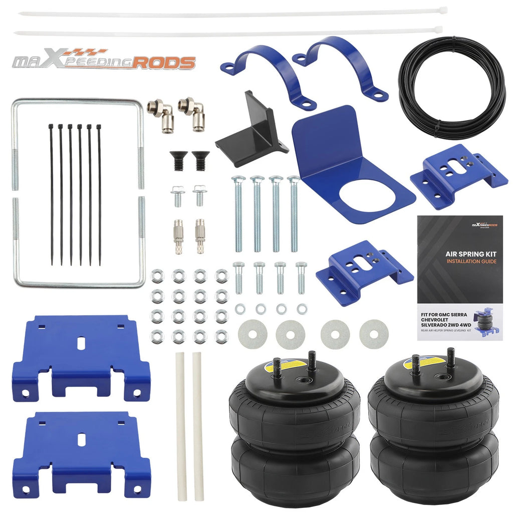 Air Spring Suspension Leveling Kit For GMC Sierra 2500HD 3500HD 2WD 4WD 2010