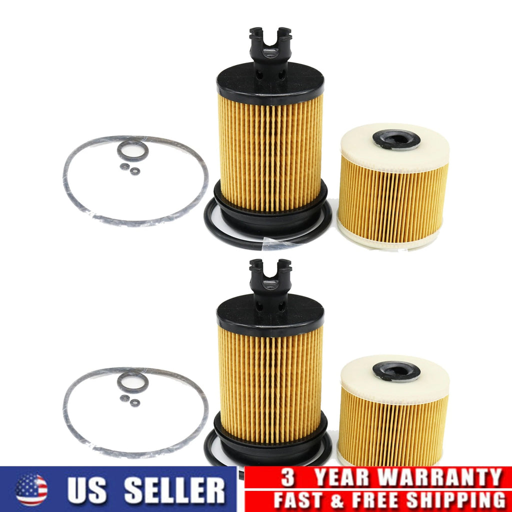 2X Fuel Filter Kit for Hino M4 M5 155 165 195 (2013–2024) 23304-78090 23304EV360